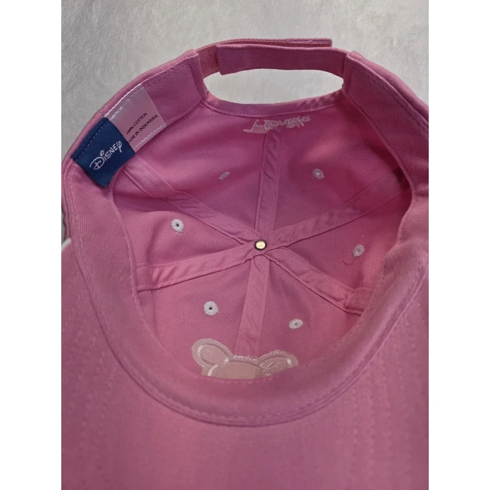 Coquette Pastel Disney Mickey Mouse Pink Florida Embroidered Baseball Cap Hat